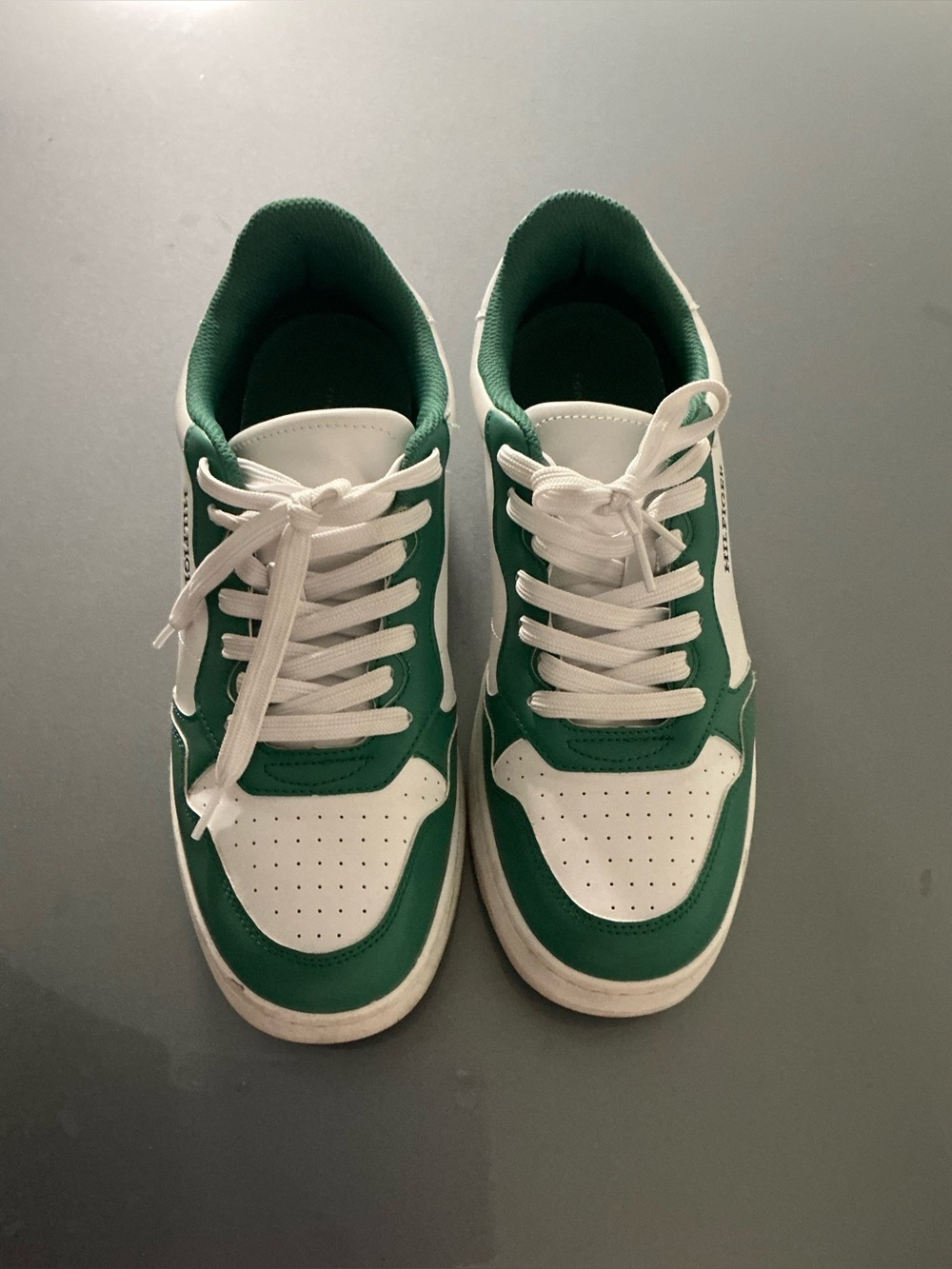 Woman Tommy HİLFİGER  Low-Top Sneakers in Green and White